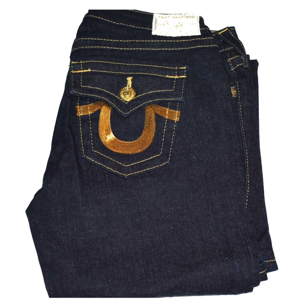 True religion Joey  jeans with gold accents